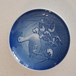 Bing & Grondahl Mother's Day Plate 1973 Ducks